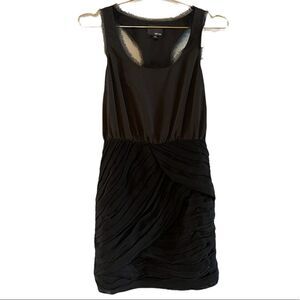 Greylin Sleeveless Racerback Ruched Mini Dress